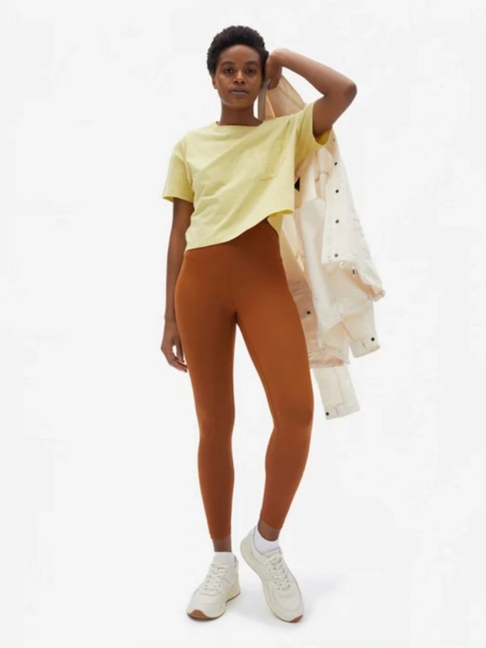 Everlane The Perform Regular Legging Copper High Rise Size M